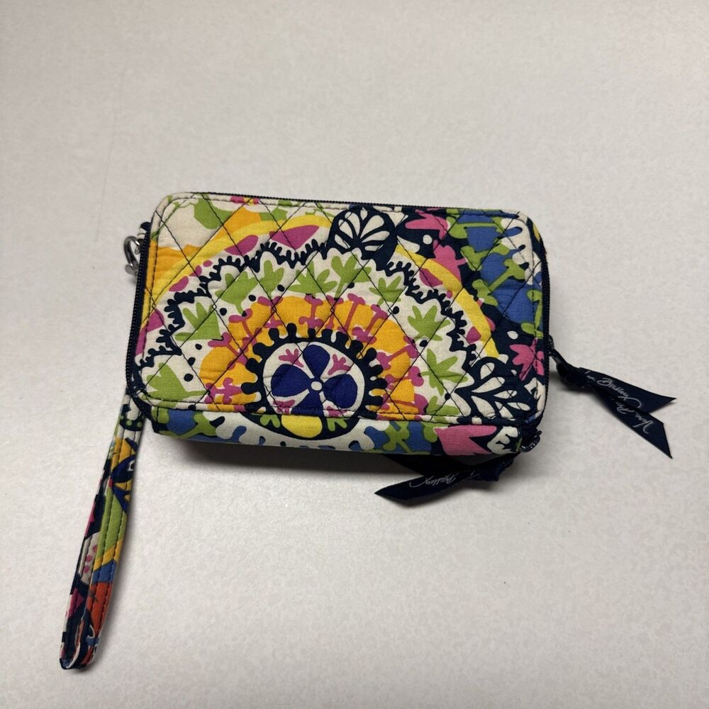 Vera Bradley Rio Multicolor Paisley Medallion All One Purse Wallet - Picture 3 of 9